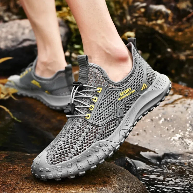 Breathable Mesh Men's Shoes Outdoor Lightweight Walking Sport Casual Shoes Comfort Soft Summer Men Sneakers Mocassins Loafers