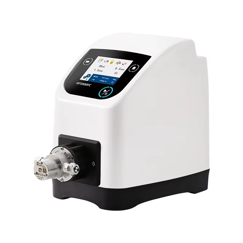 

GP3000FC Smart Gear Pump | Servo motors, touchscreens, and high-precision fluid transfer