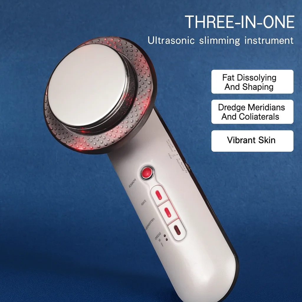 赤色光療法、EMS、振動機能を搭載した多機能美顔器で、肌の引き締め、フェイスケア、パーソナルスキンケアに。