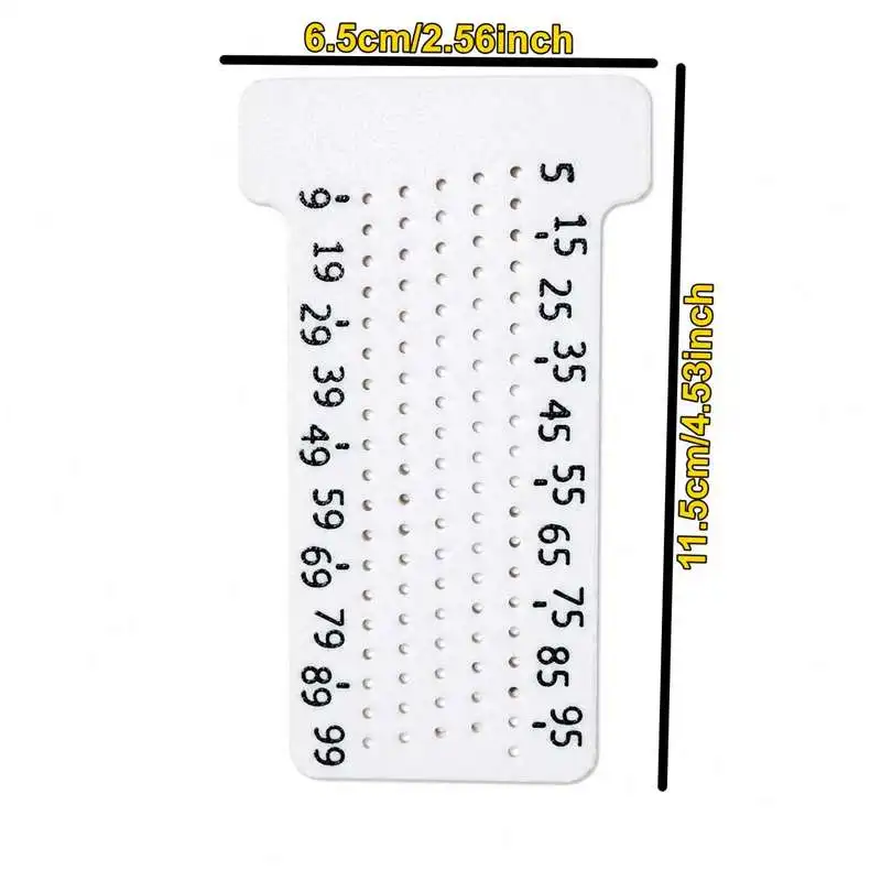 5-100mm Scale Marking Measuring Gauge Linear Gradient Layout Drafting Tool