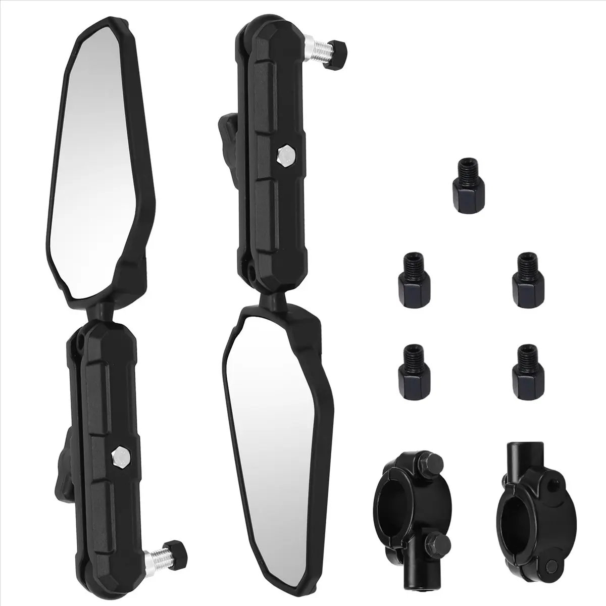 Super Promoção: Acessórios de Espelho Retrovisor para Motocicleta, Espelhos Laterais Ajustáveis para Honda Transalp XL750 XL 750