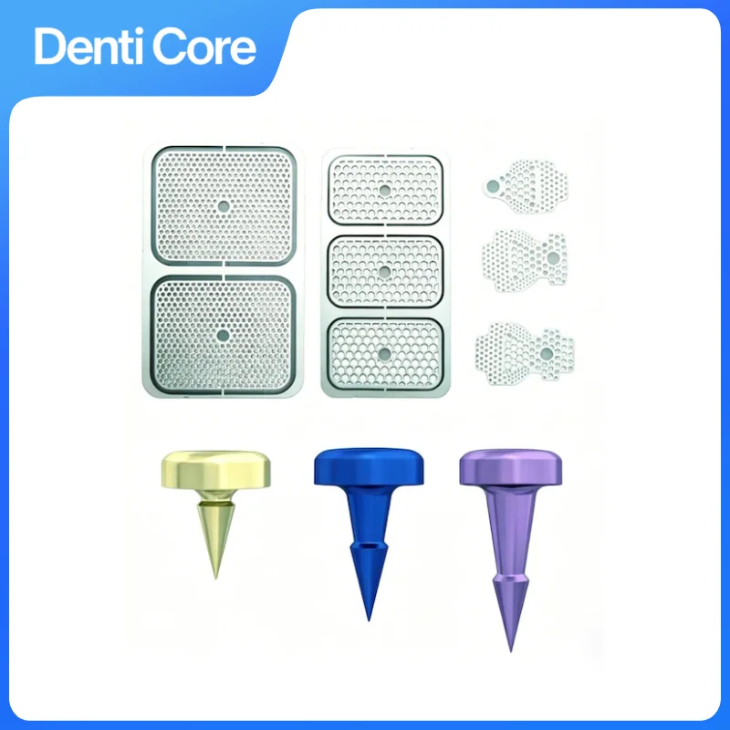 

Стоматологическая сетка для поддержки кости при имплантации с крепежными гвоздями - Оборудование для стоматологических клиник