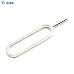 ** 10000pcs/lot ** Sim Card Ejector Tool Sim Card Tray Eject Pin Key Tool For iPhone 4 4s 5g 5c 5s 6 6s 7 plus for Mobile phones