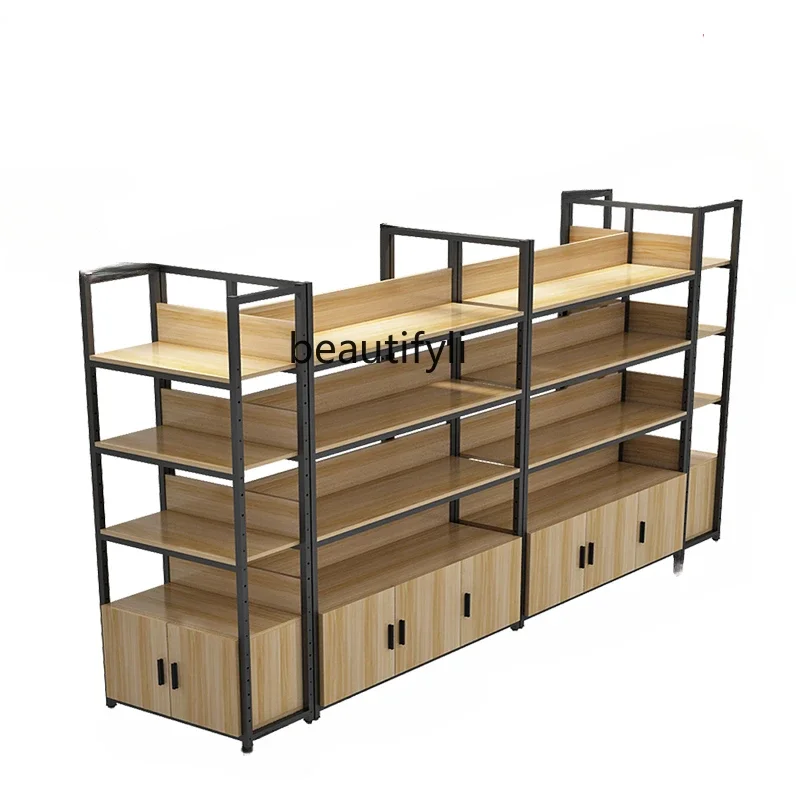 Supermarket Shelf Multi-Layer Display Cabinet Stationery Convenience Store Single Double-Sided Display Rack Snack Display Rack