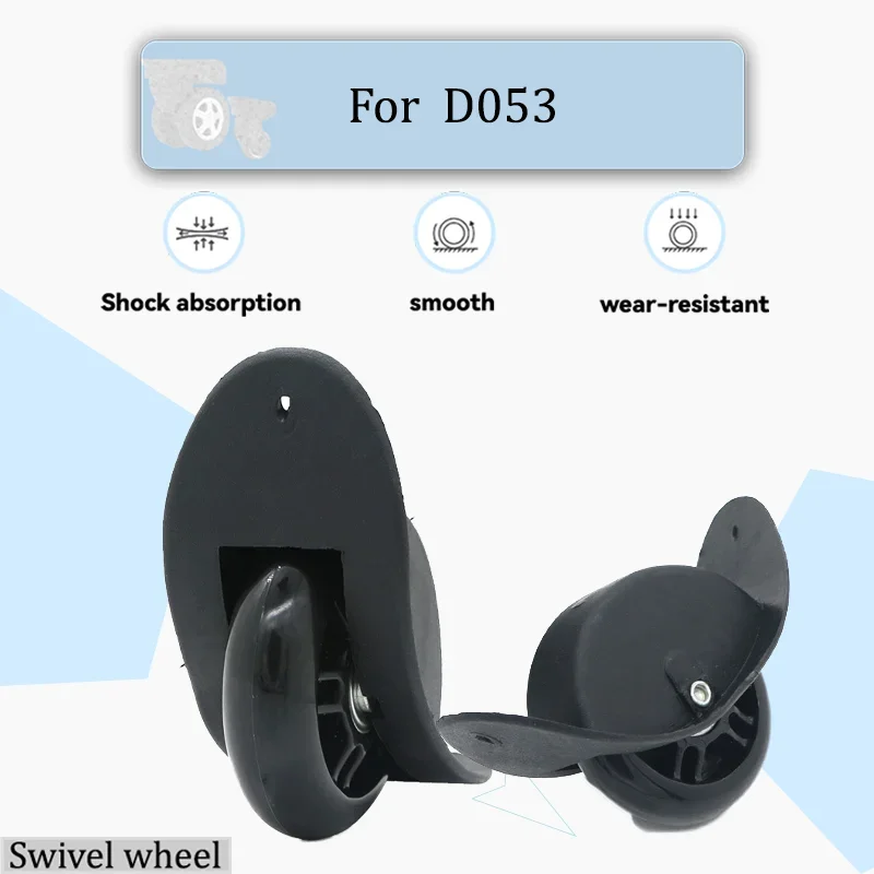 For D053  Unidirectional Castor  Durable Suitcase Front Wheel Replacement  Suitcase Corner Wheel  Straight-running Front Roller