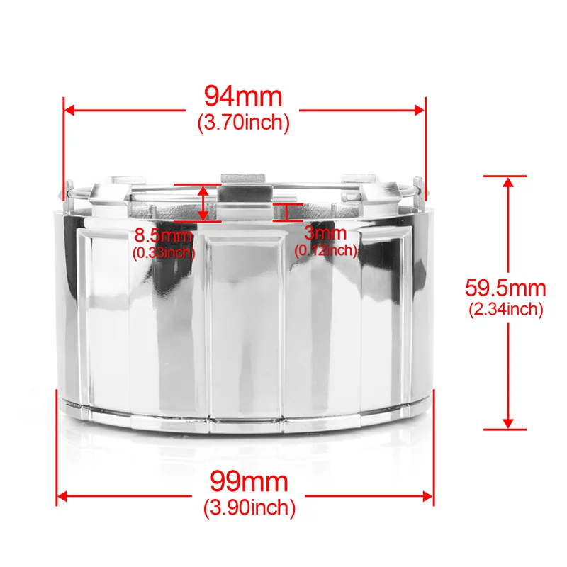 4pcs 99mm/3.9in 94mm/3.7in Car Wheel Center Hub Caps for Eagle Alloys #ACC322606 #3226-06 #3226 #322606 Rim Cover