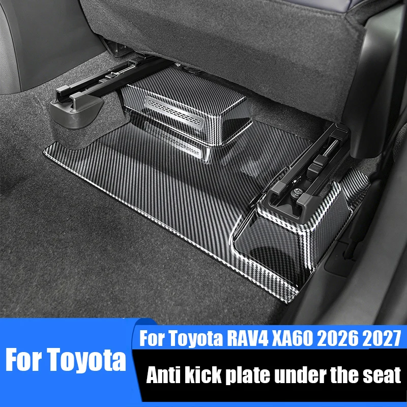 

For Toyota RAV4 XA60 Wildlander 2026 2027 Anti kick plate ABS material under the front and rear seats for interior modification