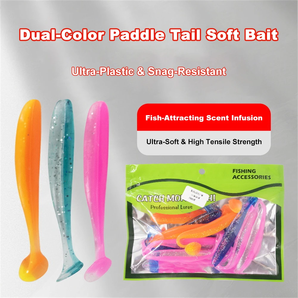 

20 шт. мягкие приманки с ароматом Т-образного хвоста - плавающие черви 6 см/7 см/9 см для установки для капельного стрела, морского/пресноводного окуня/окуна/мандариновой рыбы