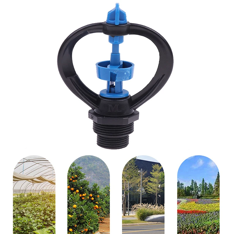 1/2 3/4 Inch farm sprinkler 360 degrees Rotary Lawn Sprinklers Garden Irrigation Supplies for Small-area Irrigation