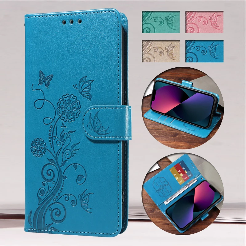 Flip Cover Leather Phone Case For Samsung Galaxy A15 A05 4G A06 A25 A05s A35 A55 A16 5G Cases Wallet Bags Fringed iris Card Slot