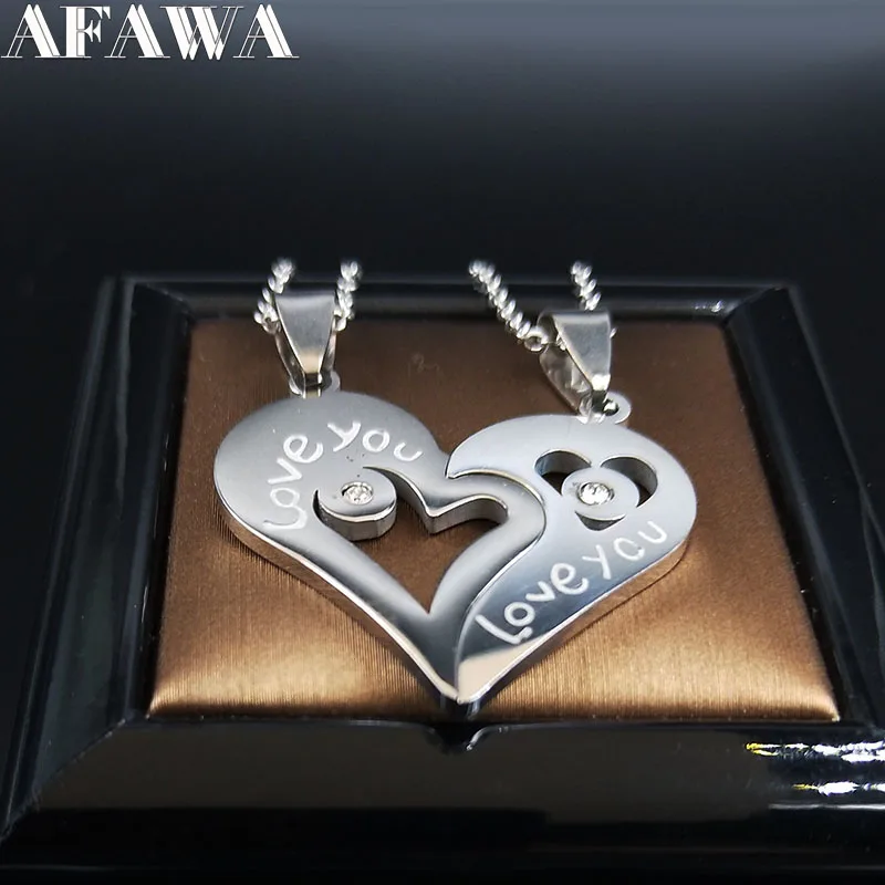 Gargantillas Corazón Acero Inoxidable - Alta Calidad - Envío Rápido