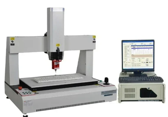 Three-axis automatic key load curve testing machine