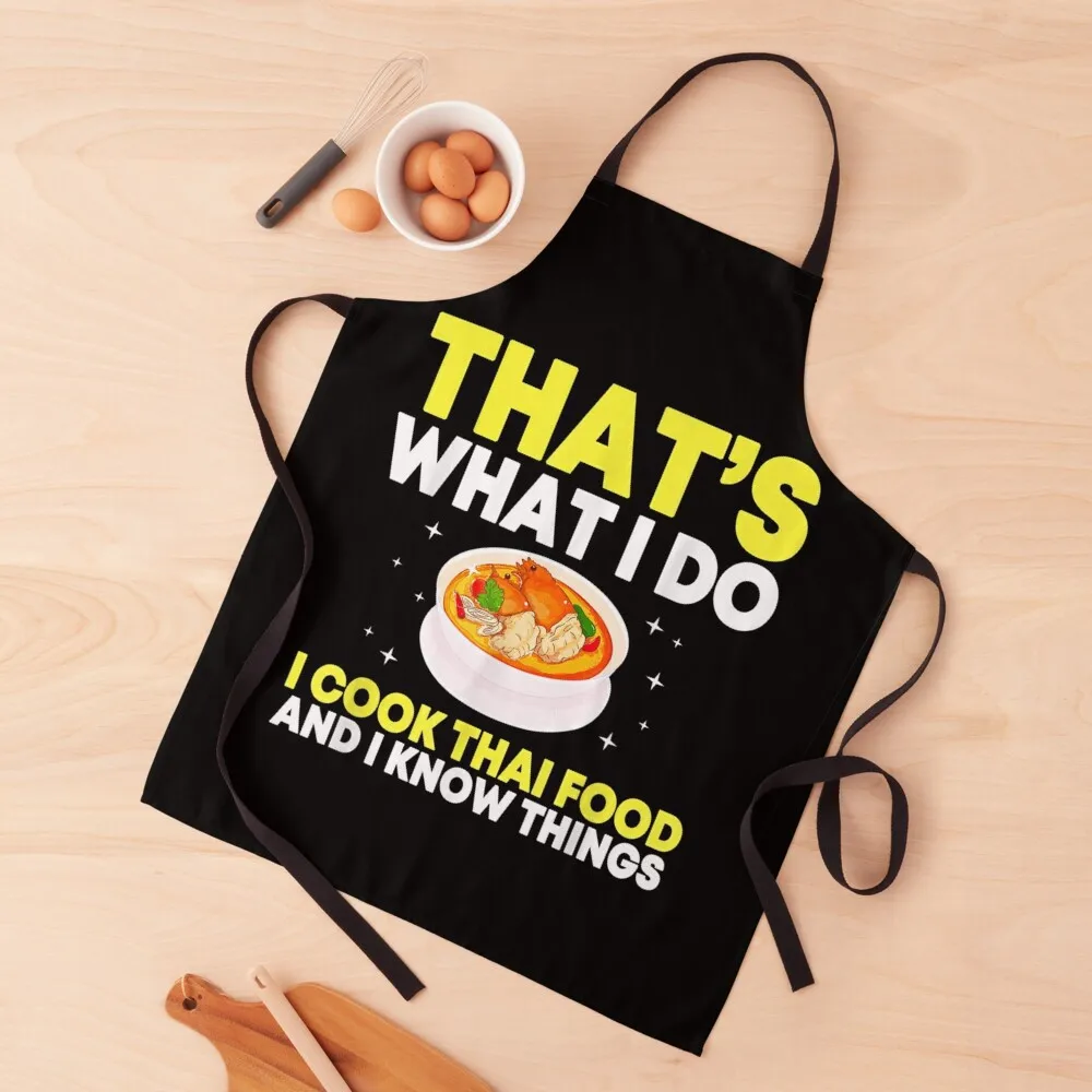 

Funny Thai Food Chef Saying Asian Food Apron women's kitchens christmas decoration Apron