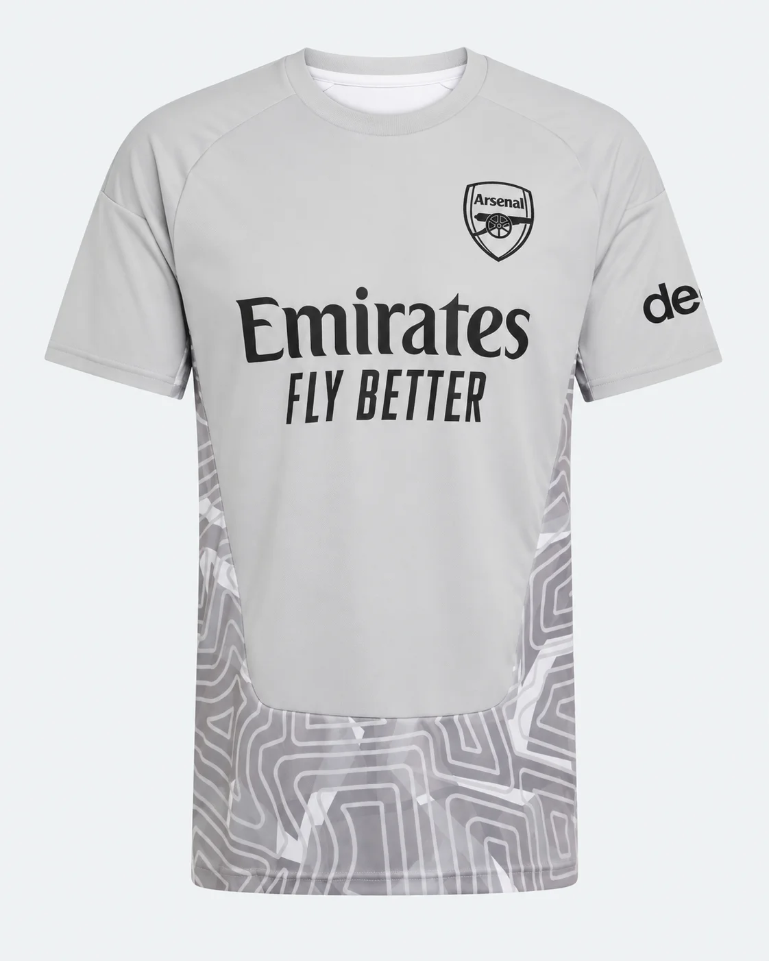 Arsenal 26-27 Auswärts-Fußballtrikot Blau Geometrisch Herren Rundhals Kurzarm Fan Match Training – Detail 8