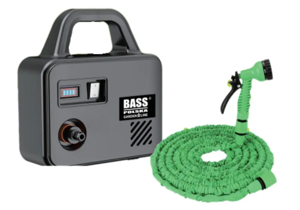 21V 3ah Batterijpomp Met 10M Tuinslang