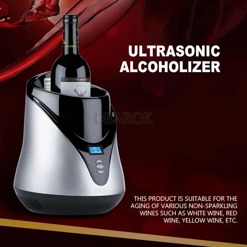 Ultradźwiękowy alkoholizator do wina, domowy alkoholizator ultradźwiękowy, usuwa pikantne i mocne wrażenia z lejów.
