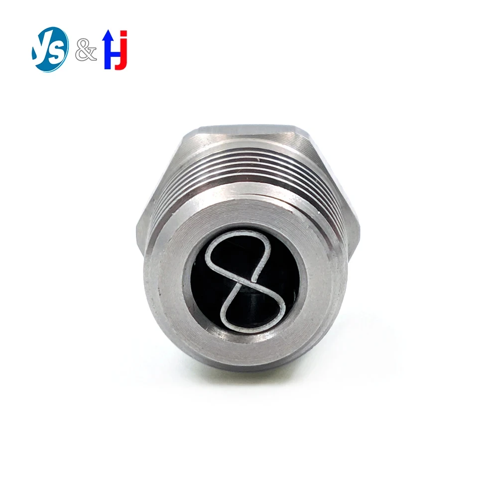 Industrial Clean Wash Nozzle, Road Sweeper Spray, High Pressure MEG, HVV, CC Jet, Flat Fan, 0, 15, 25, 40, 50, 65 Degree 1/4\