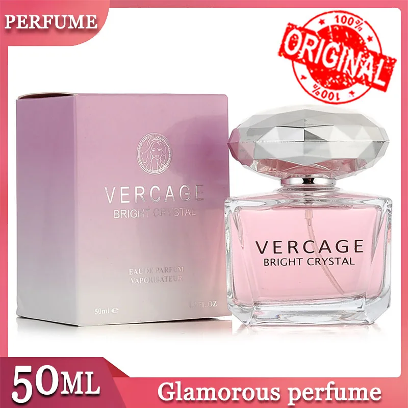 Perfume de 50ML, fragancia de Osmanthus, peonía y Granada, Perfume para mujer, serie Crystal Diamond, Perfume ligero y elegante