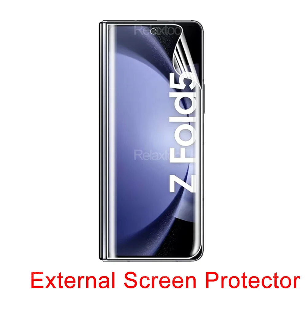 1-3Pcs Back Hydrogel Film For Samsung Galaxy Z Fold5 5G Screen Protector Not Glass Samsang ZFold5 Fold 5 ZFold 5 SamsungZFold5