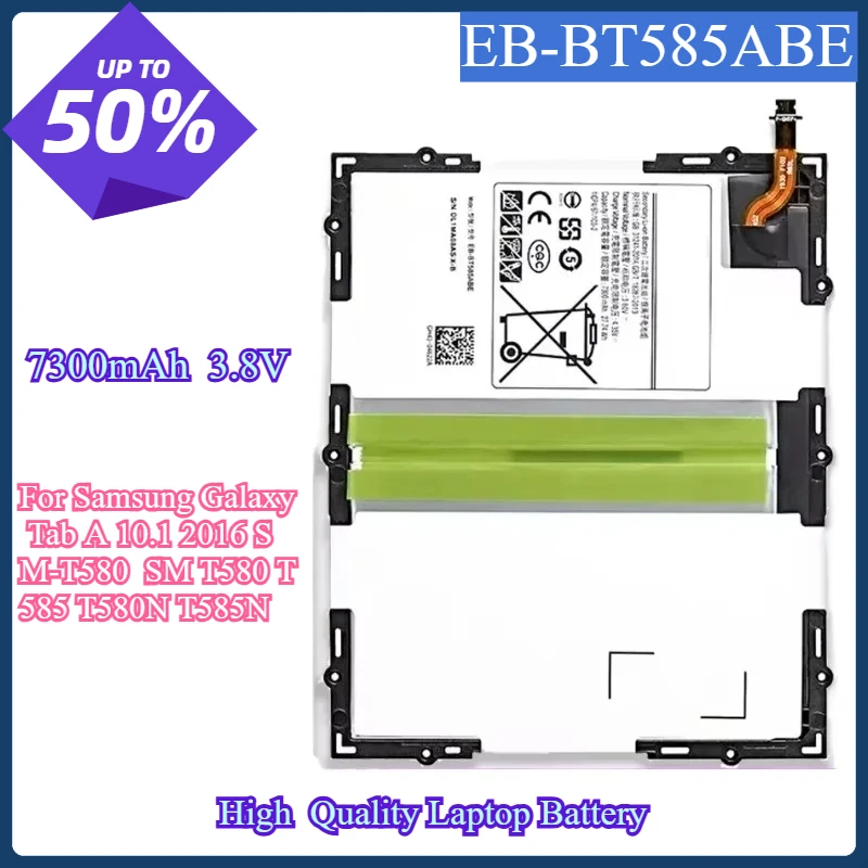 

7300 мАч EB-BT585ABE для Samsung Galaxy Tab A 10,1 2016 SM-T580 SM T580 T585 T580N T585N сменный аккумулятор