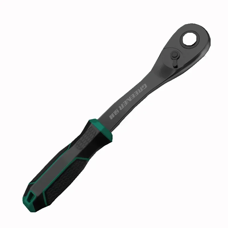 Inch Ratchet Wrench Tool DIY Ratchet Handle 90-Tooth Drive Ratchet Multi-funtion Socket 1/4 3/8 1/2 Convenient Professional