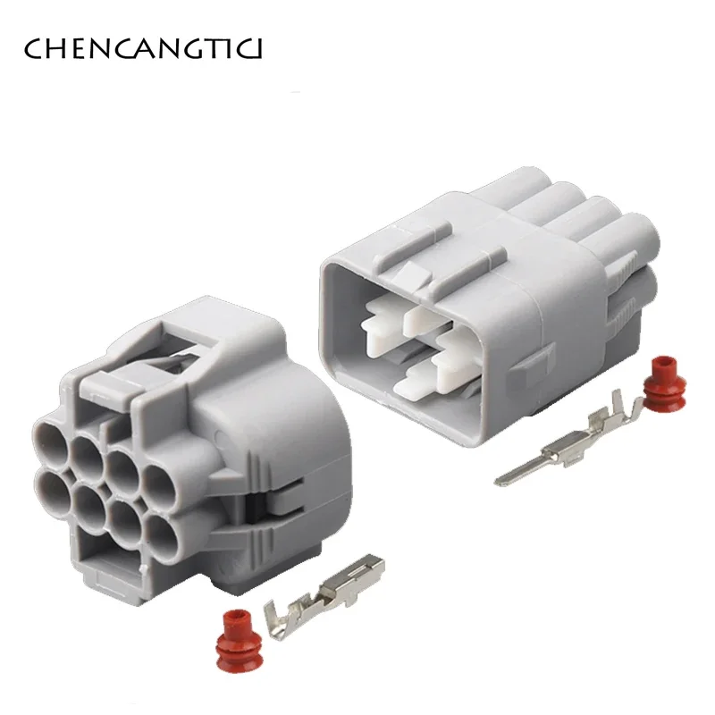 

1 Set 8 Pin Honda Accord XRV Crv Rear Radar Plug Headlight Auto Male Female Electrical Cable Connector 7282-7080-40 7283-7080-40
