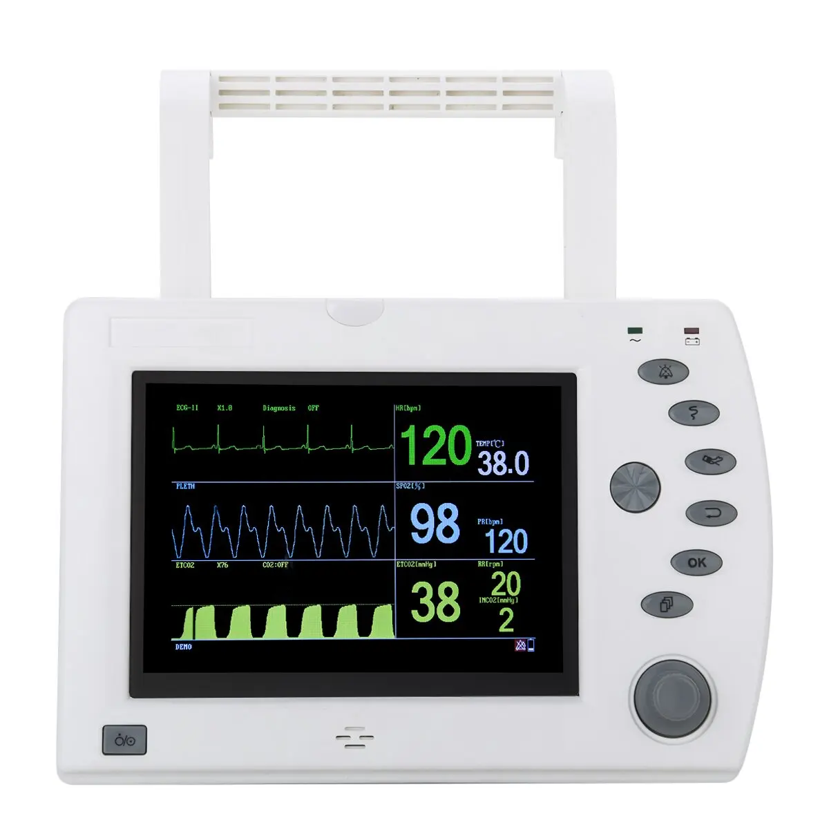 

Hot Sale Medical equipment CA200 for pets Veterinary Multi parameter Monitor Spo2&CO2