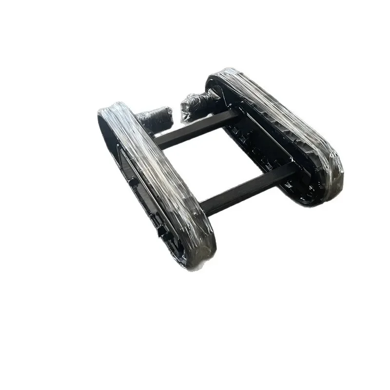 Track chassis micro 80CM total length, load-bearing 200kg, hydraulic drive motor walking