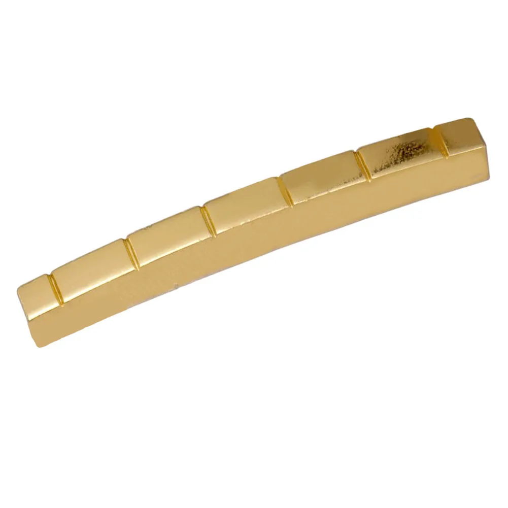 Prevent String Buzz and Improve Sound Quality with Brass Plated Guitar Nut  42MM43MM Size  Suitable for TL ST Guitars