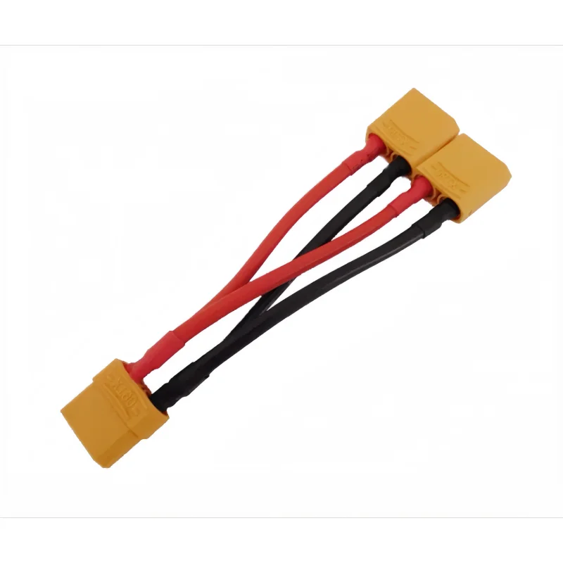 Conector macho hembra XT90 de 1 piezas, cable de silicona de 10CM y 14AWG para Dron Rc, coche, barco, batería Lipo Rc