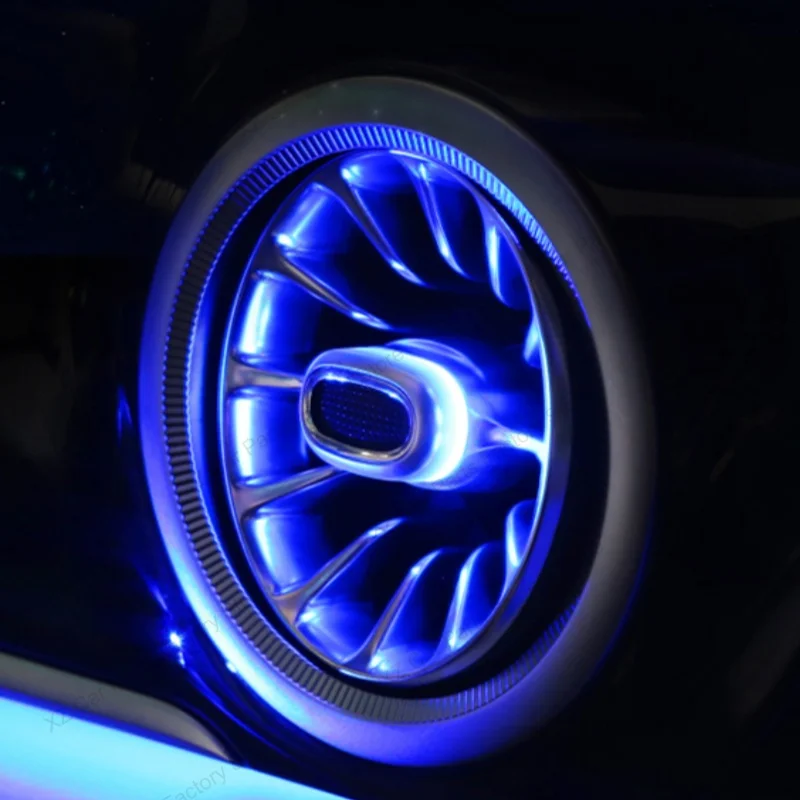 8/64 Colour LED Ambient Light For Mercedes Benz W463 W463A G63 G550 G500 2019+ Car Back Turbine Air Outlet Nozzle Backrest Light view 4