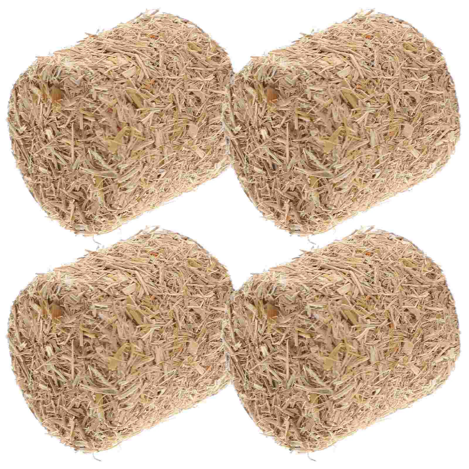 

12 Pcs Mini Haystack Model Decorative Fake Hay Bales 2x2x2CM Farm Diorama Garden Yard Autumn Simulation Prop Scene Adornment