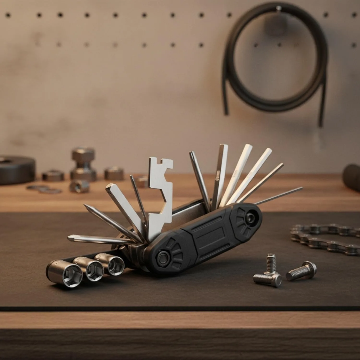 Compact Versatile Multi Tool for Bike Repair