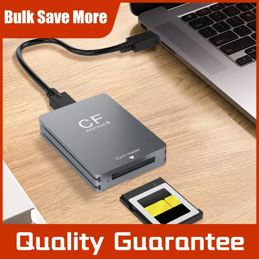 

CFexpress Type B Card Reader with USB C To USB C/A Cable CFexpress Reader Support Android/Windows/ OS for SLR
