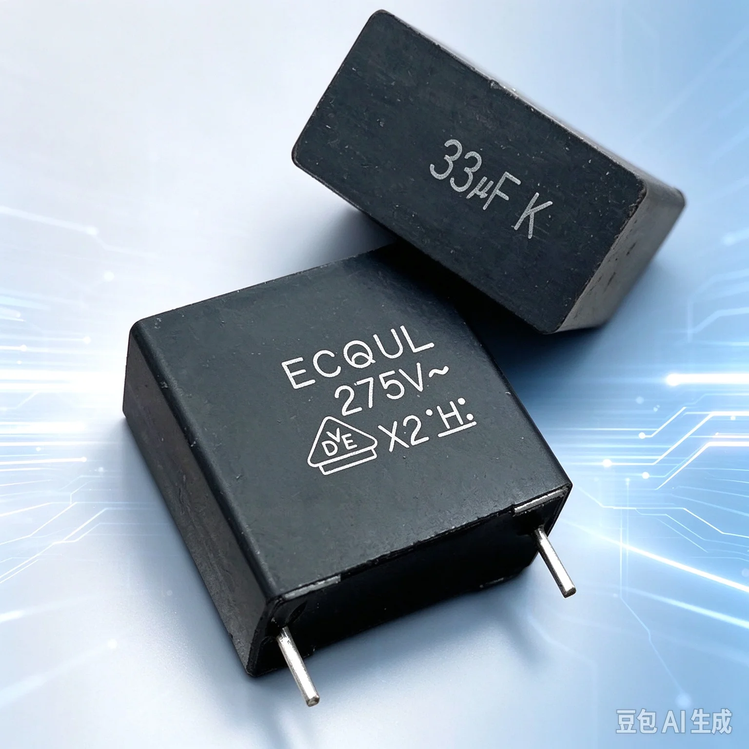 film-ecqu-mkp-334-330nf-033uf-275v-x2-safety-capacitor-for-panasonic-100pcs