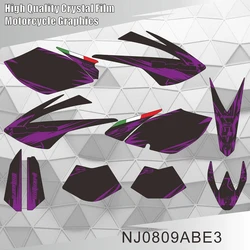 For BETA RR 2006 2007 2008 2009 Full Graphics Decals Stickers Motorcycle Background Custom Name NJ0809ABE