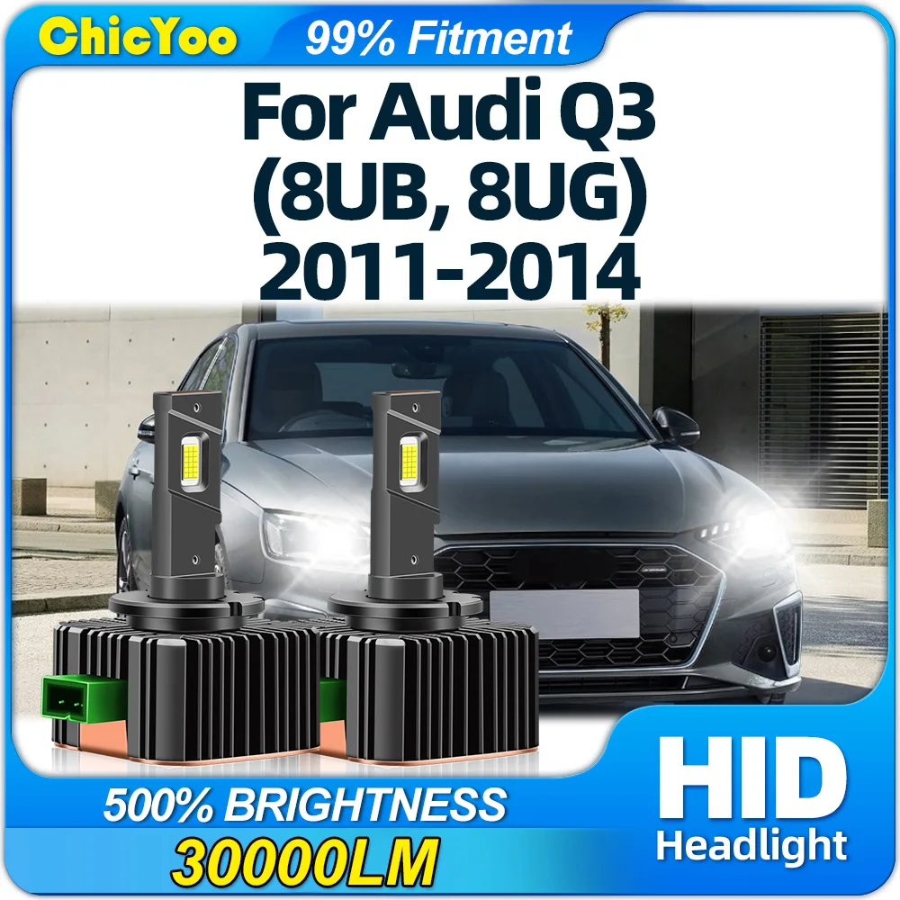 

Canbus LED Headlight 30000LM 120W Car Xenon Lights Bulbs 6000K White Super Bright For Audi Q3 (8UB, 8UG) 2011 2012 2013 2014