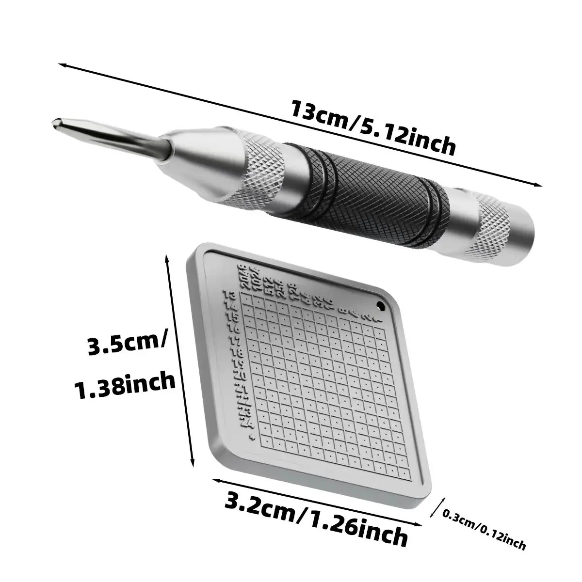 Pure titanium miniature safe suitable for Bitcoin, Dogecoin, cryptocurrency password storage compatible with all BIP39