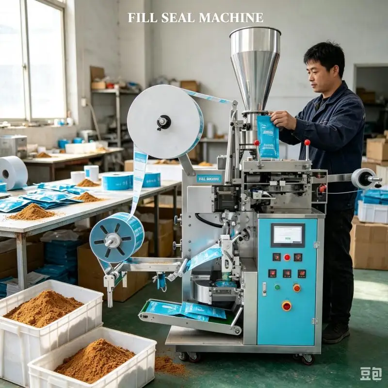 High Speed Automatic Tea Bag Packing Machine Filling Sealing Equipment With Smart Control System For Tea Production Line