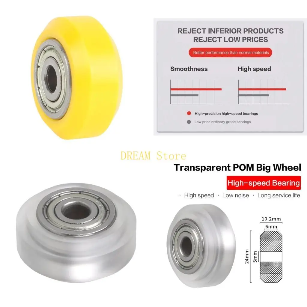

12 шт. детали 3D-принтера POM шкивы колеса 625zz линейный подшипник для принтера CR10 лучшая распродажа