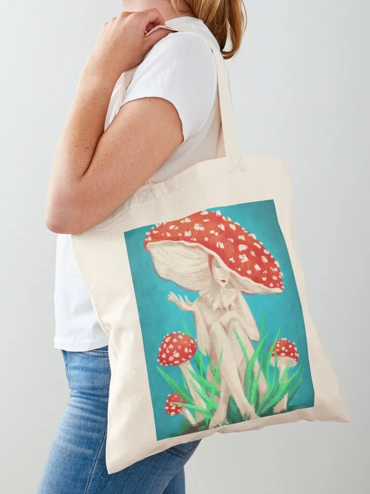 

Madam Mushroom Tote Bag Big bag women Big bag free delivery bags Women's handbag