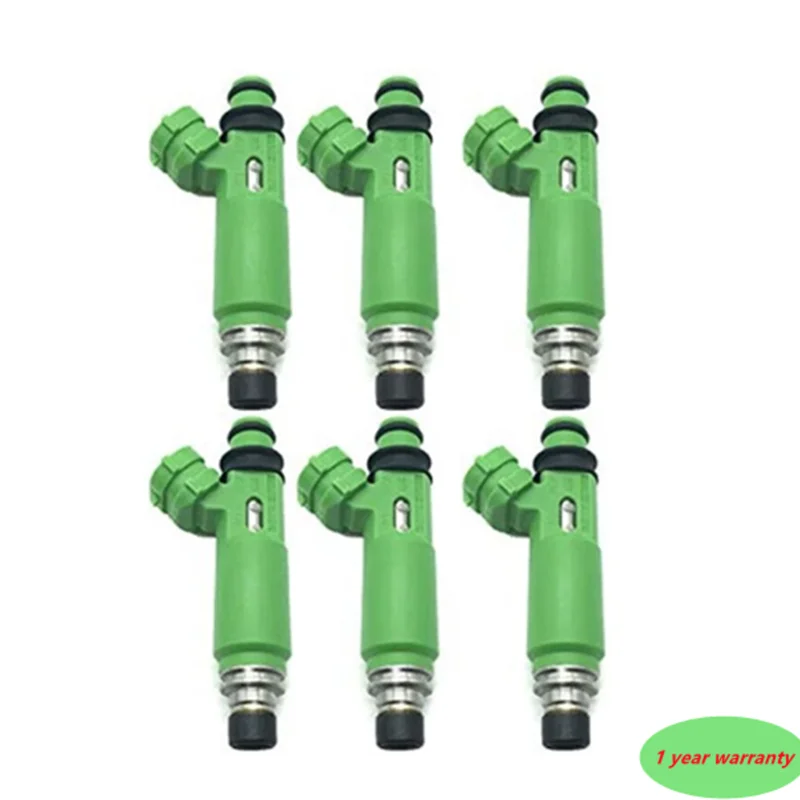 

6pc New for Mitsubishi Montero Sport 3.0L 6G72 1998-2003 Fuel Injectors 195500-3170 1955003170 MD332733