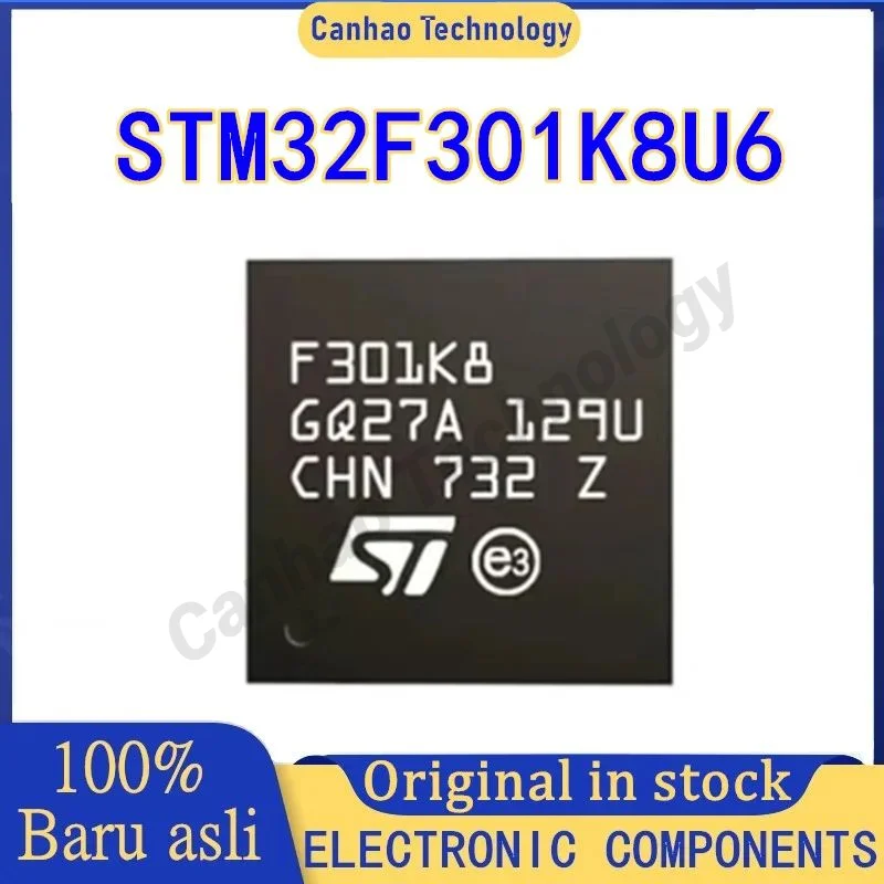 

STM32F301K8U6 QFPN32 Semiconductor MCU Microcontroller Chip