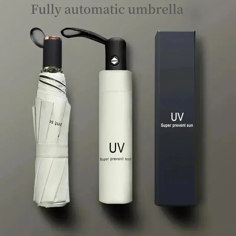 Mini Folding Automatic Umbrella Anti UV Rain Sun Umbrella Fashion Portable Windproof Light Women Men Children Parasol Umbrella