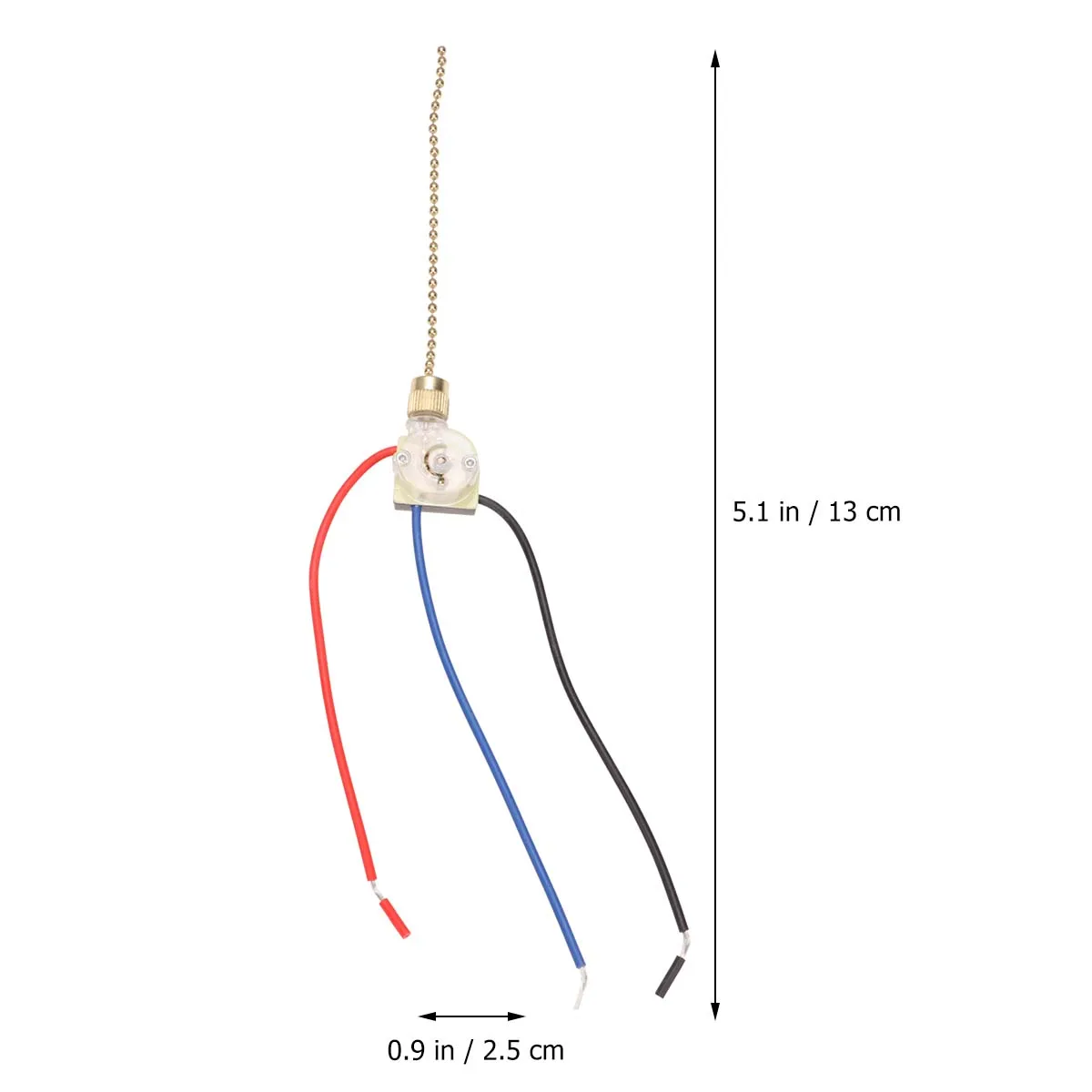 

2 PCS Pull-wire Ceiling Switch Pull-chain On-off Fans Four Paragraphs