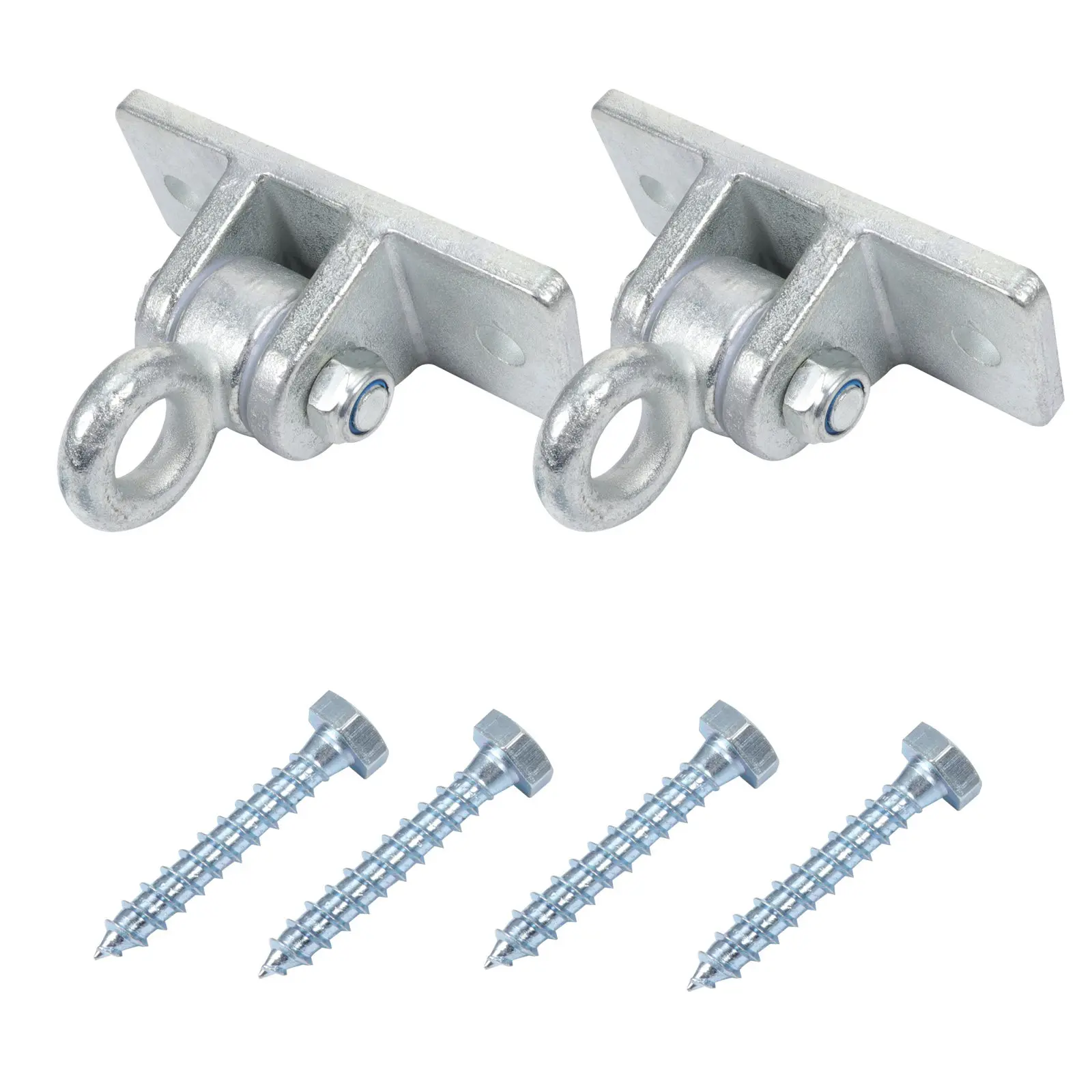 

Комплект из 2 прочных крюков и 4 крепежных винтов для подвесных качелей, гамаков и стульев, для безопасного и стабильного использования на улице и в помещении