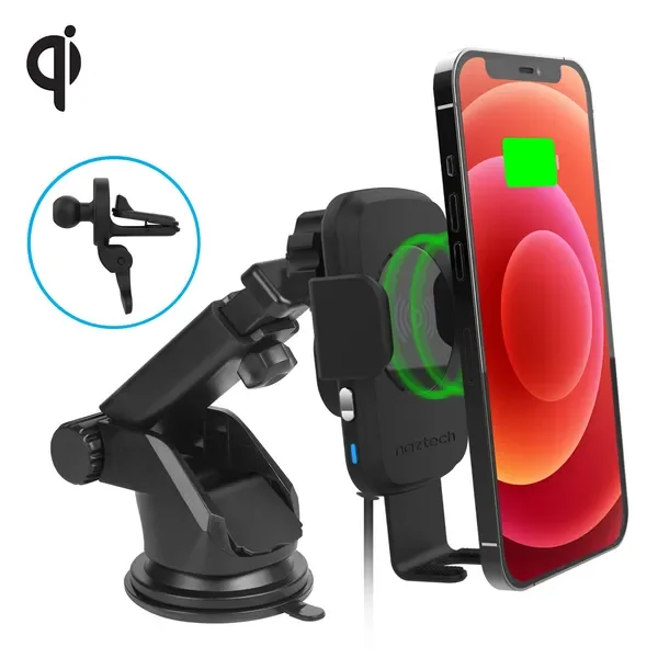 

Naztech Smart Grip WirelCharging Car Mount