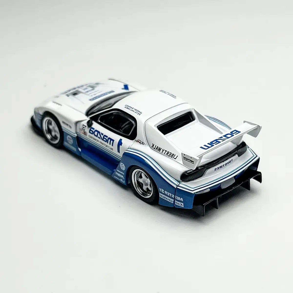 MINIGT 1/64 moulé sous pression MAZDA RX7 modèle de voiture en alliage jouet pour garçons cadeau dans une boîte d'origine