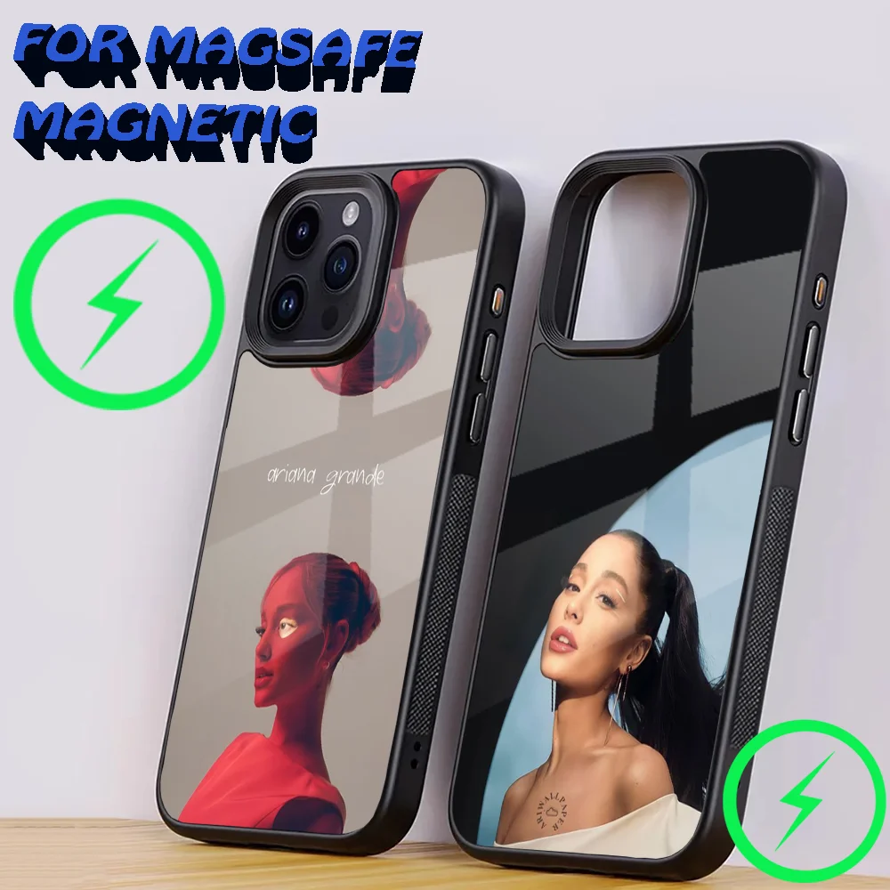 A-Ariana G-Grande Yes And Phone Case For iPhone 15,14,13,12,11,Plus,Pro,Max Mini Magsafe Magnetic Wireless Charging