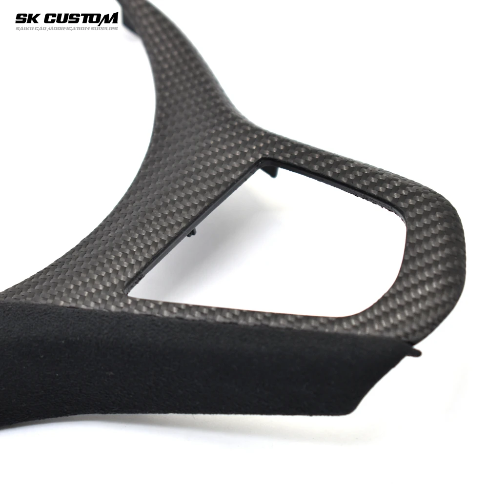 For BMW 3 Series G20 G30 X3 Car Modified Carbon Fiber Steering Wheel Panel Trim Cover